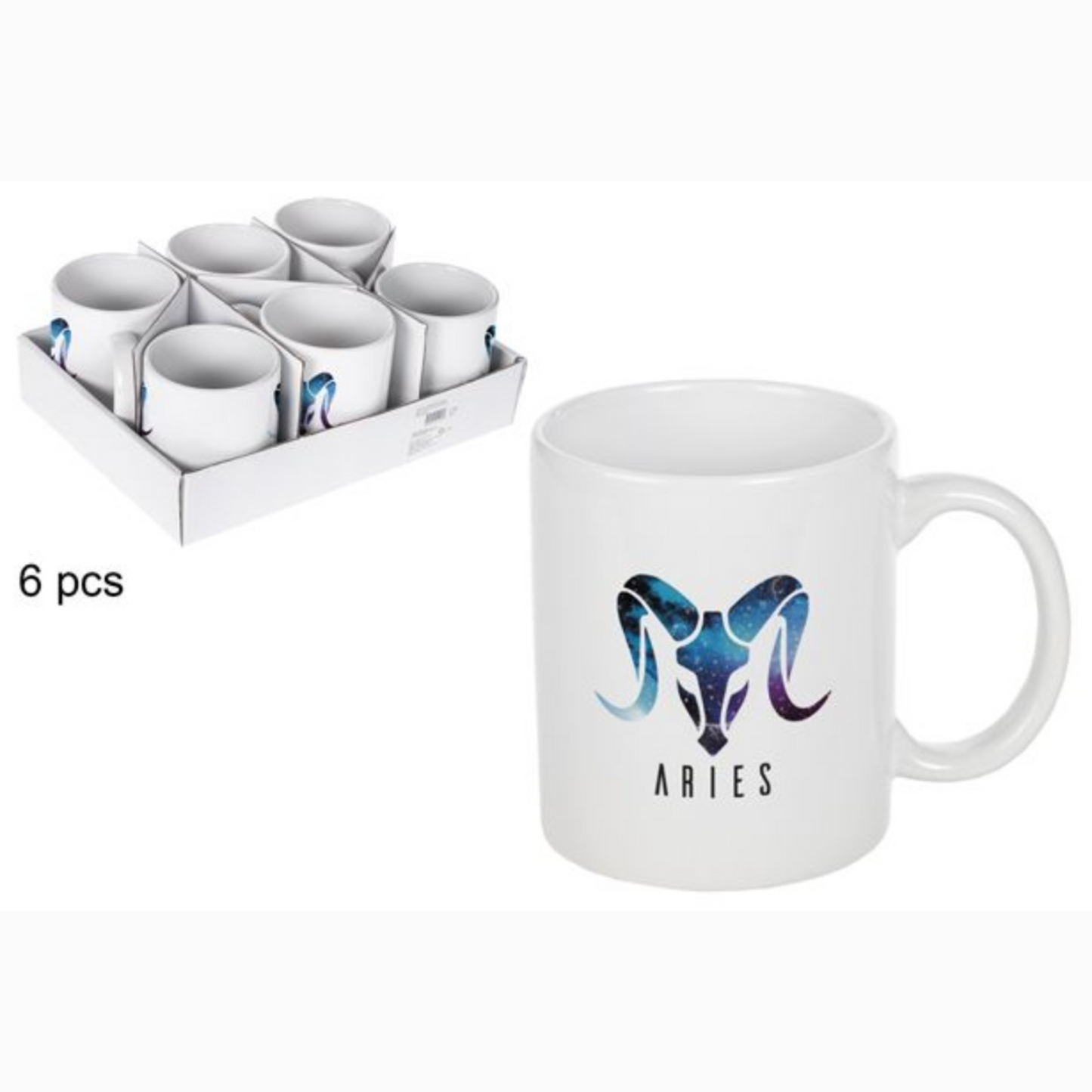 Taza blanca Capricornio