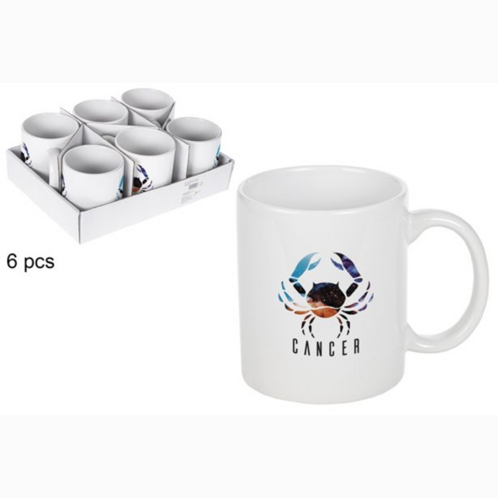 Taza blanca Acuario