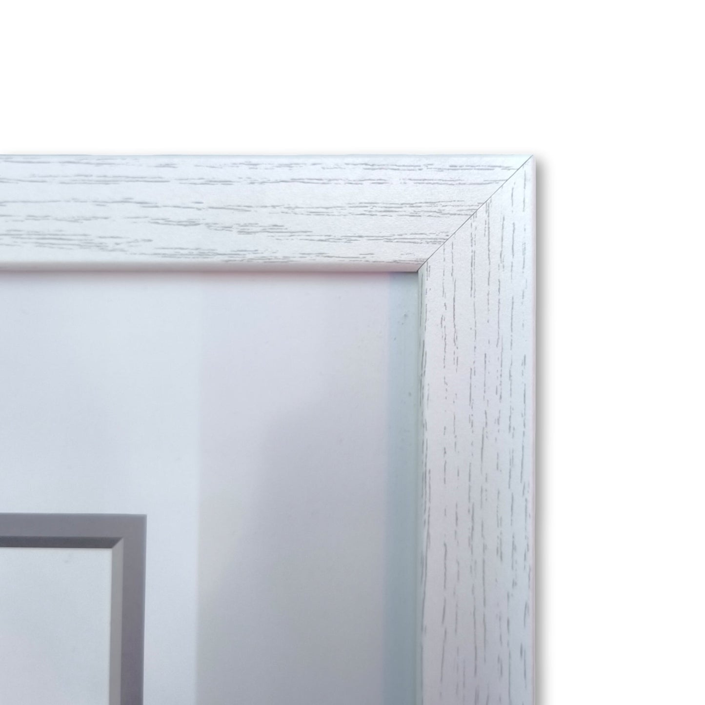 Marco madera MDF 10x15cm blanco