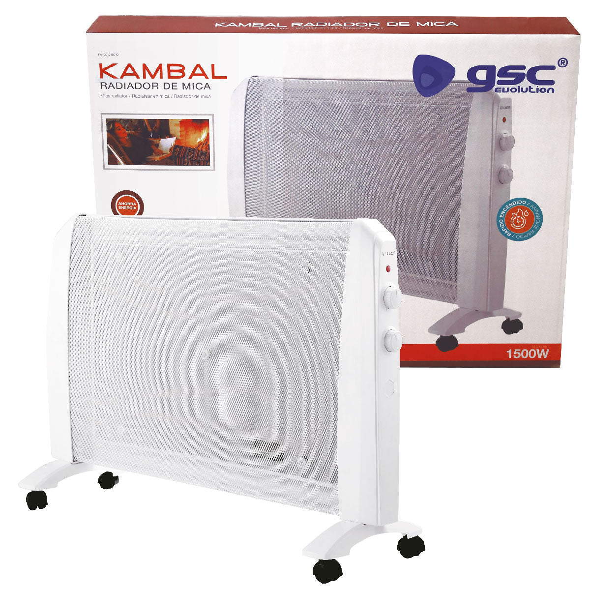 Radiador Kambal Máx. 1500W