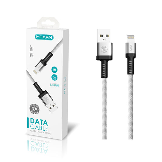 Cable iphone plata 2A 1m