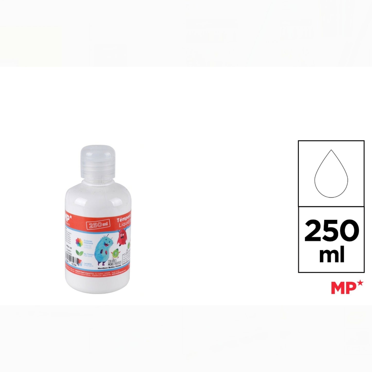 Tempera blanco 250ml