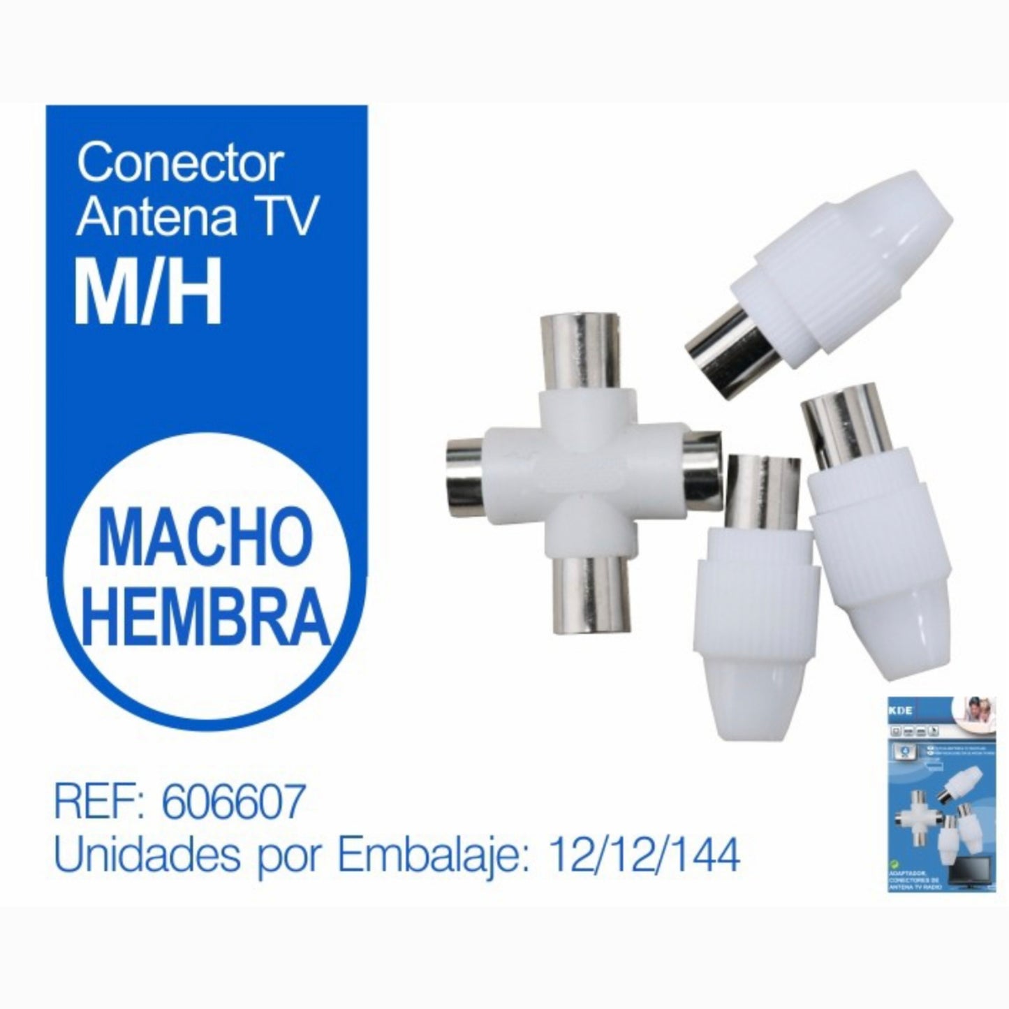 Conector antena TV M/H