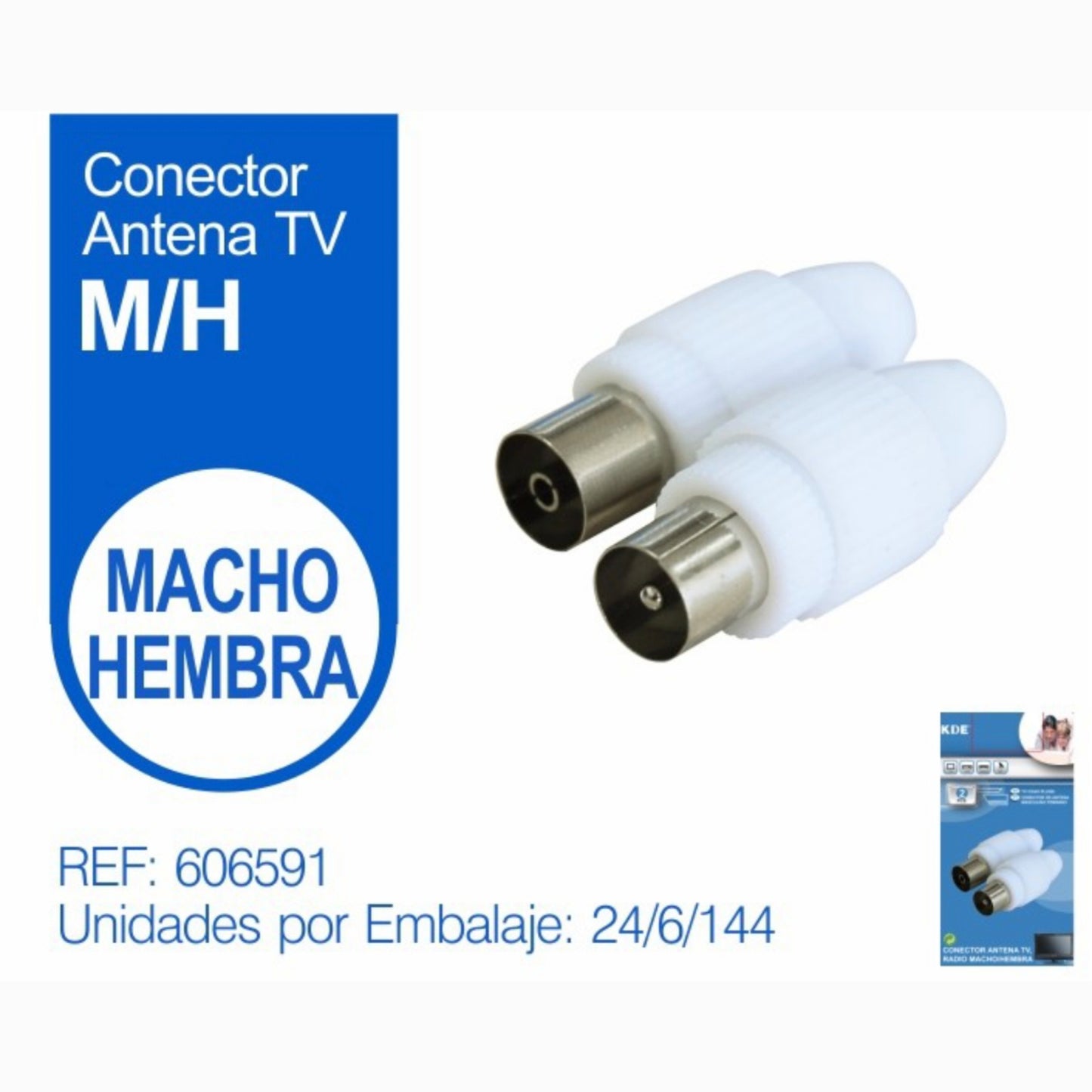 Conector antena TV M/H