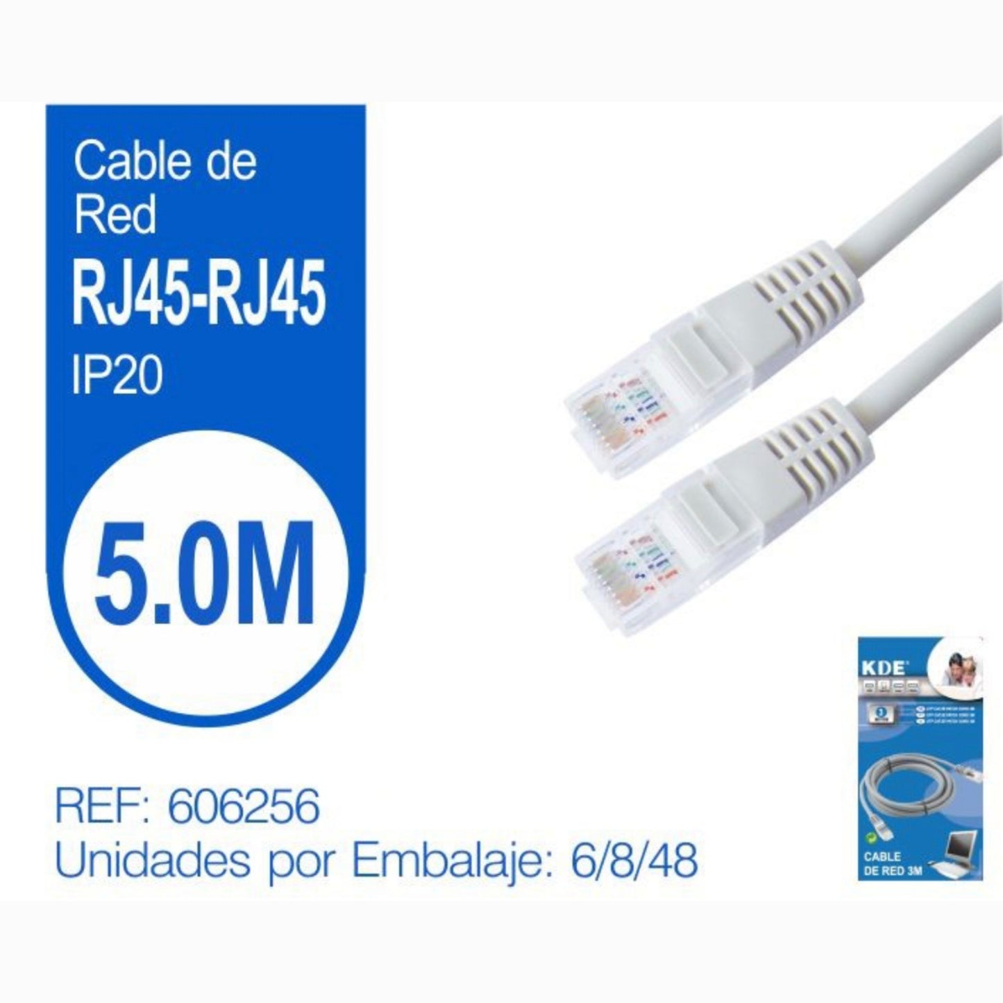 Cable de Conexión Internet RJ45 CAT6 5m