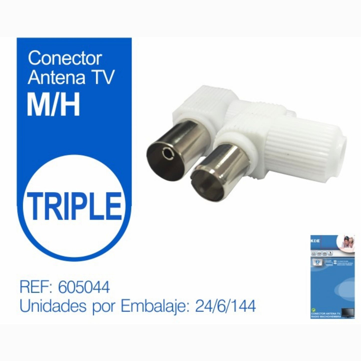 Conector antena TV M/H