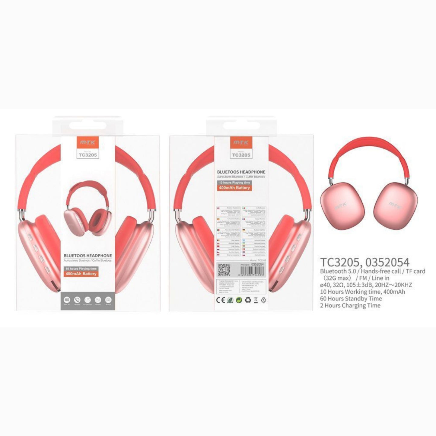 Auriculares bluetooth TC3205