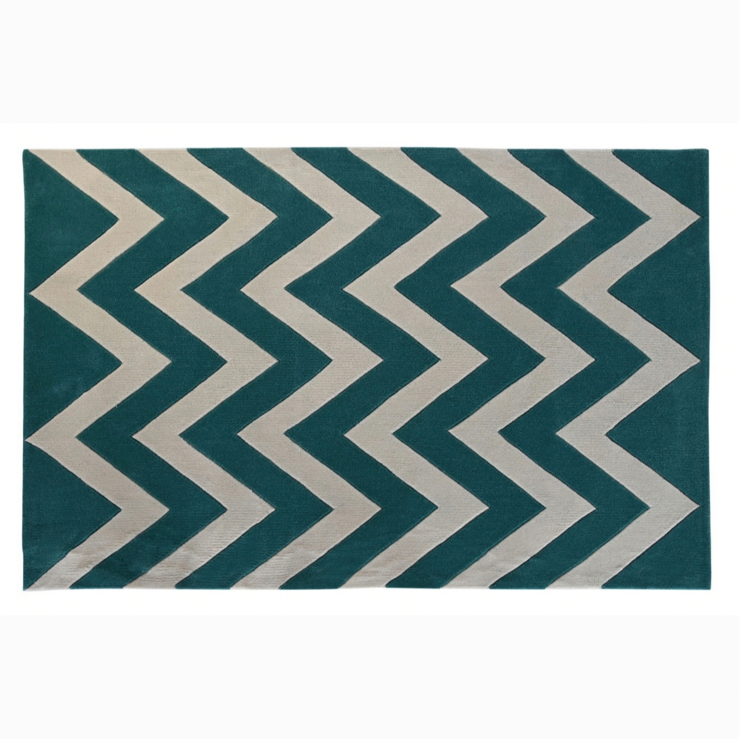 Alfombra poliester 120*180*2cm 1800gsm zigzag