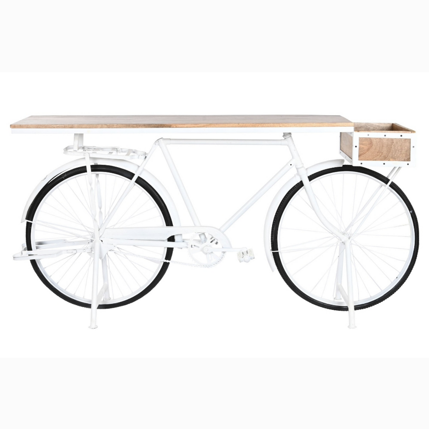 Consola hierro mango 195*40*91cm bicicleta