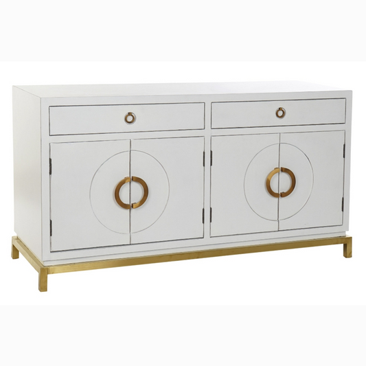 Buffet alamo metal 150*50*80cm lacado blanco