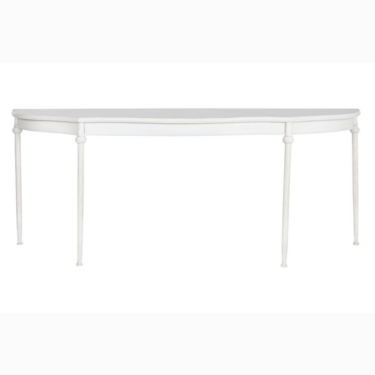 Consola metal 196*44*81cm blanco