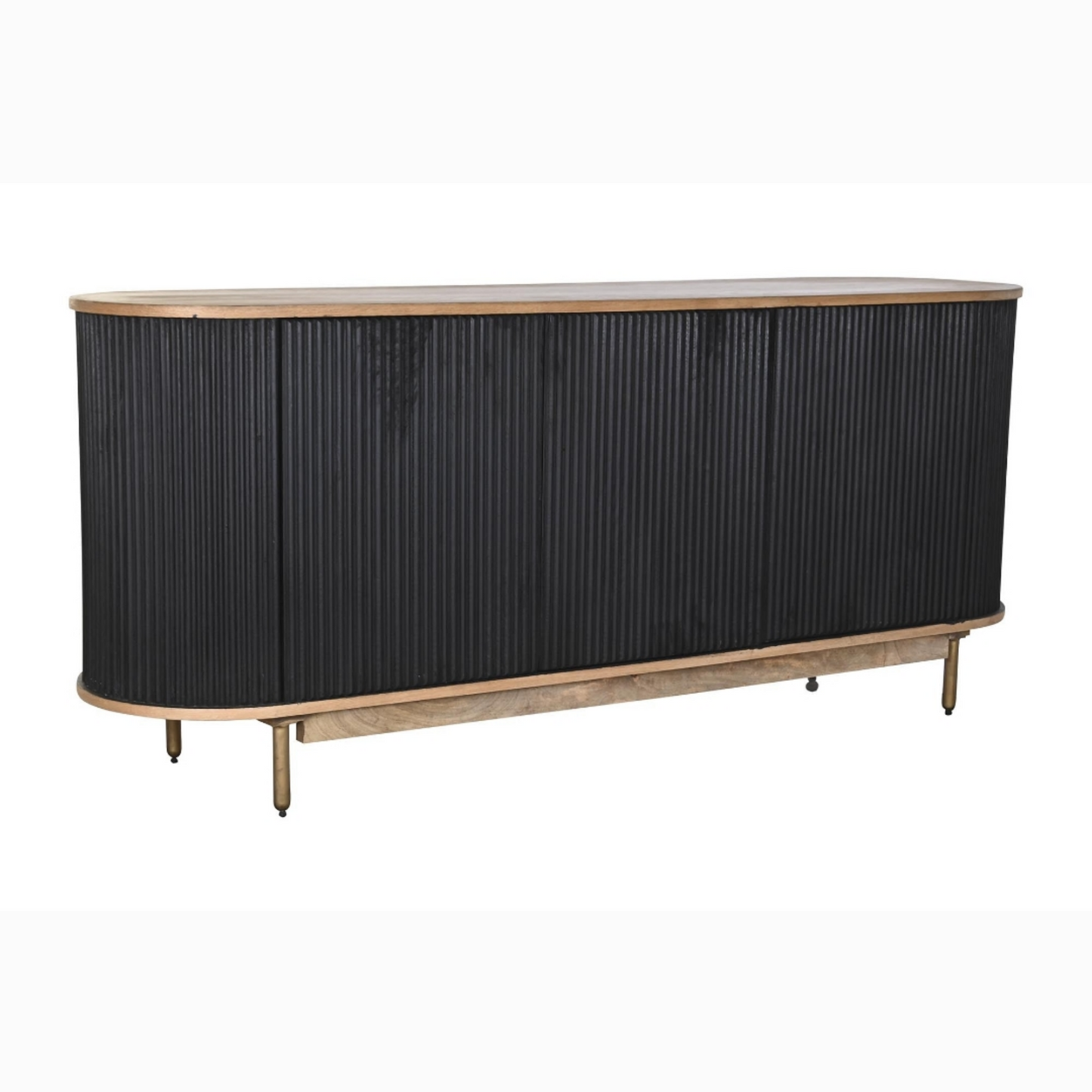 Buffet mango roble 177*45*75cm negro