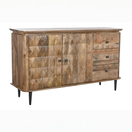 Buffet mango metal 140*40*82cm natural