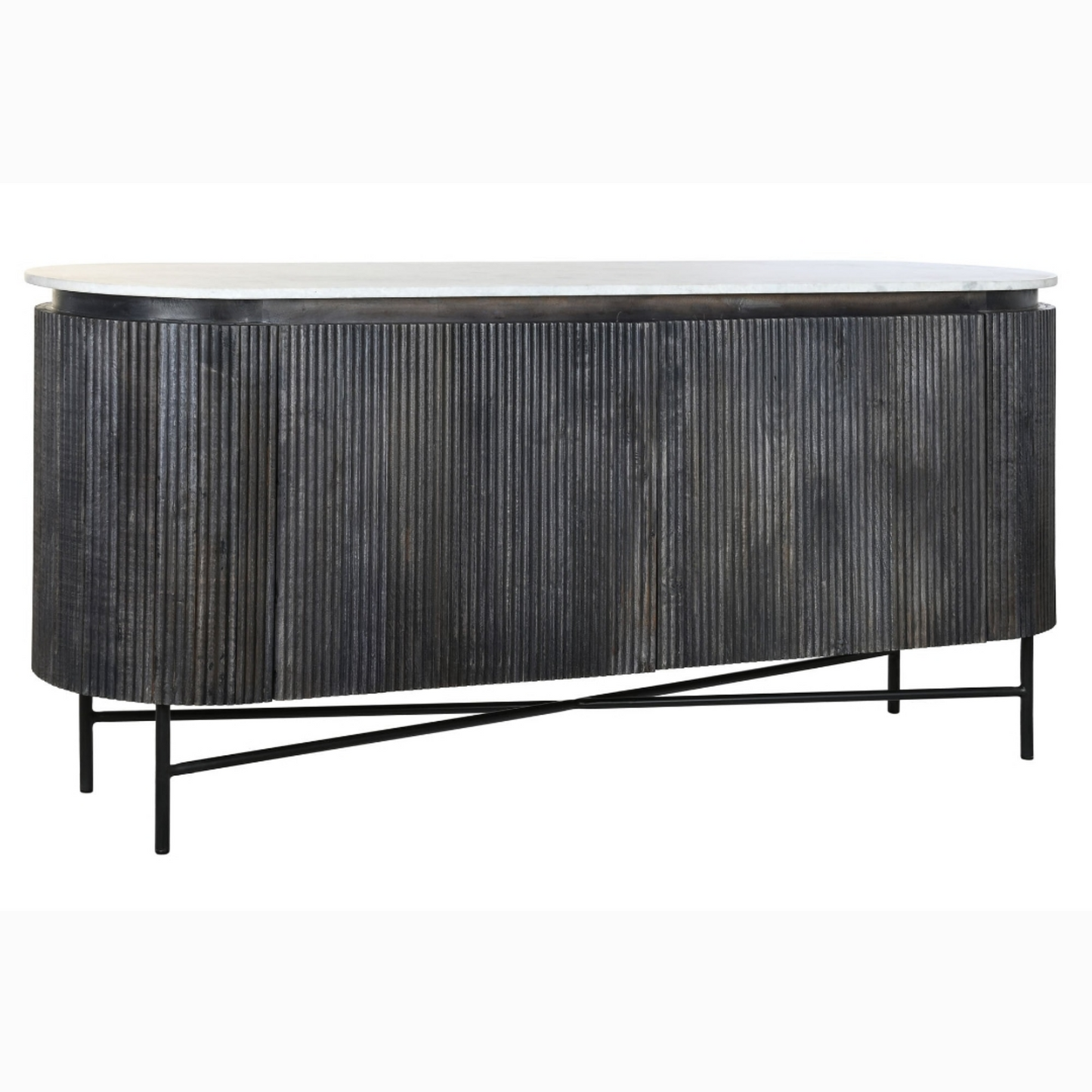 Buffet mango marmol 160*45*75cm negro