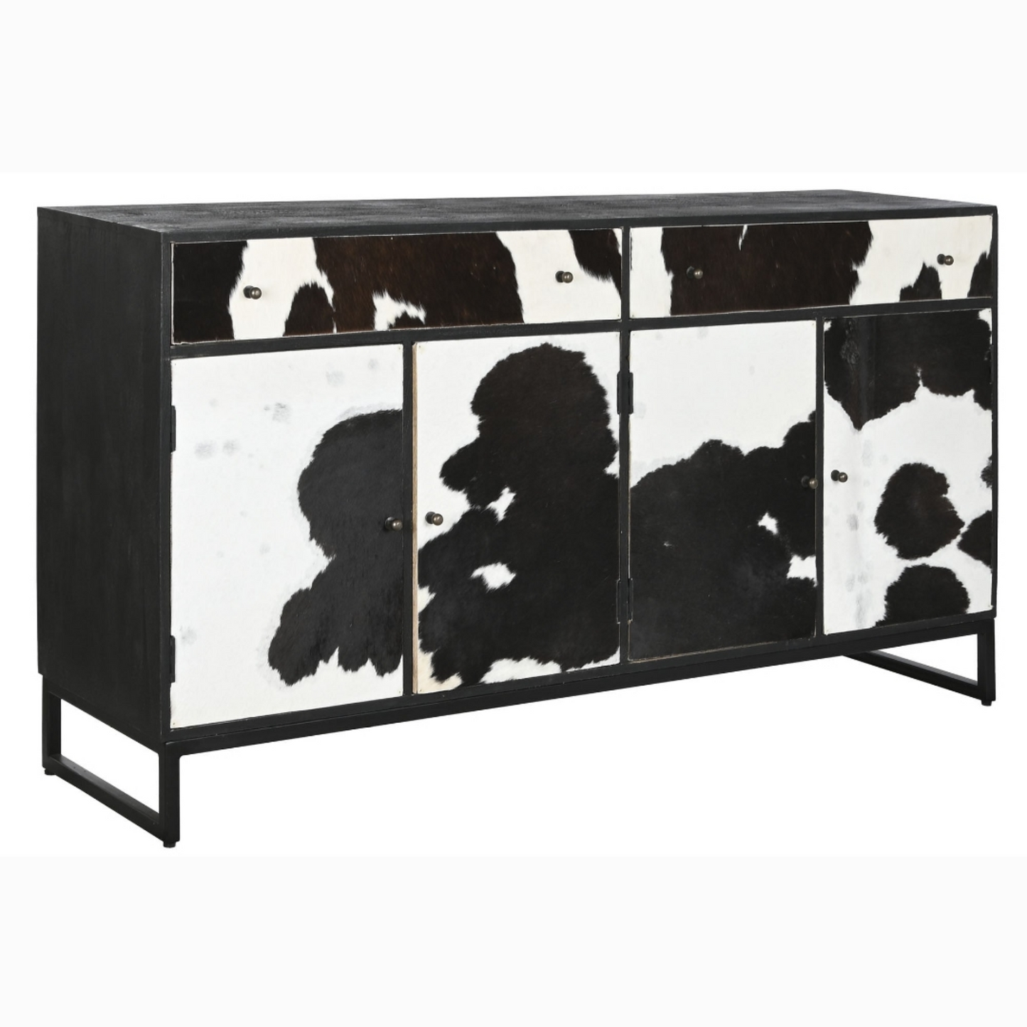 Buffet mango piel 175*45*90cm vaca