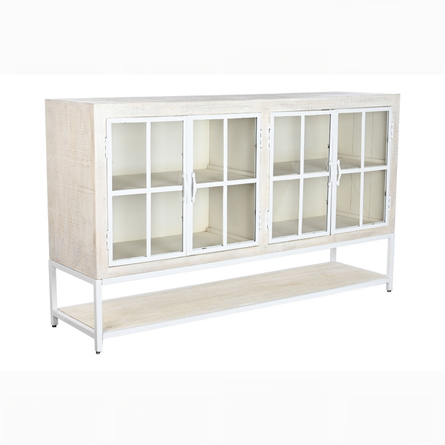 Buffet mango metal 170*45*100cm decape blanco