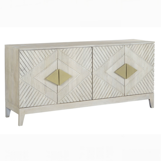 Buffet mango metal 160*40*75cm rombo beige