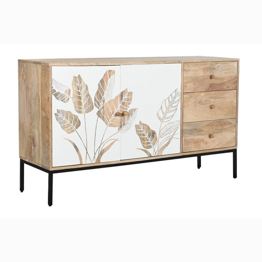 Buffet mango 140*40*80cm hoja blanco