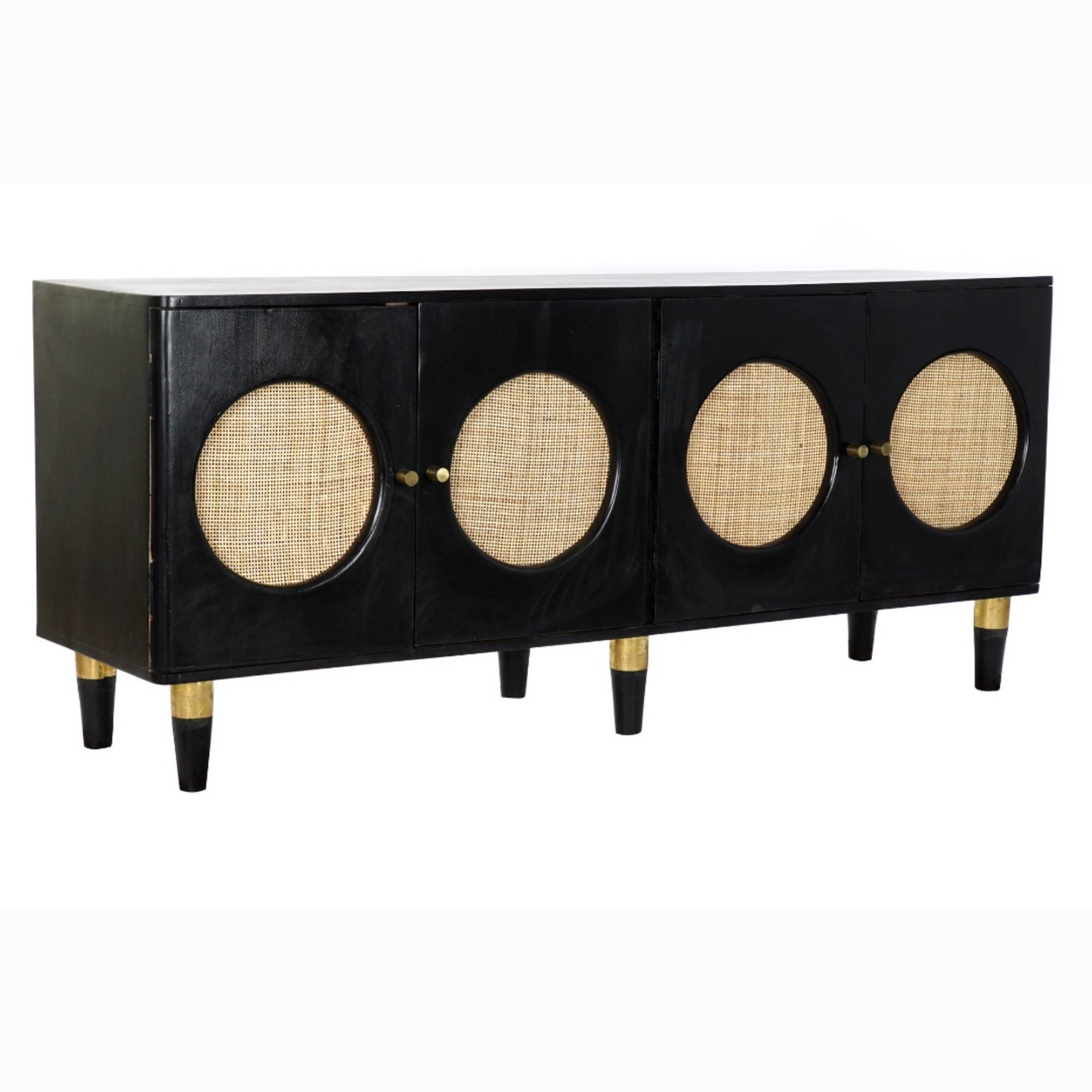 Buffet mango ratan 150*40*65cm negro