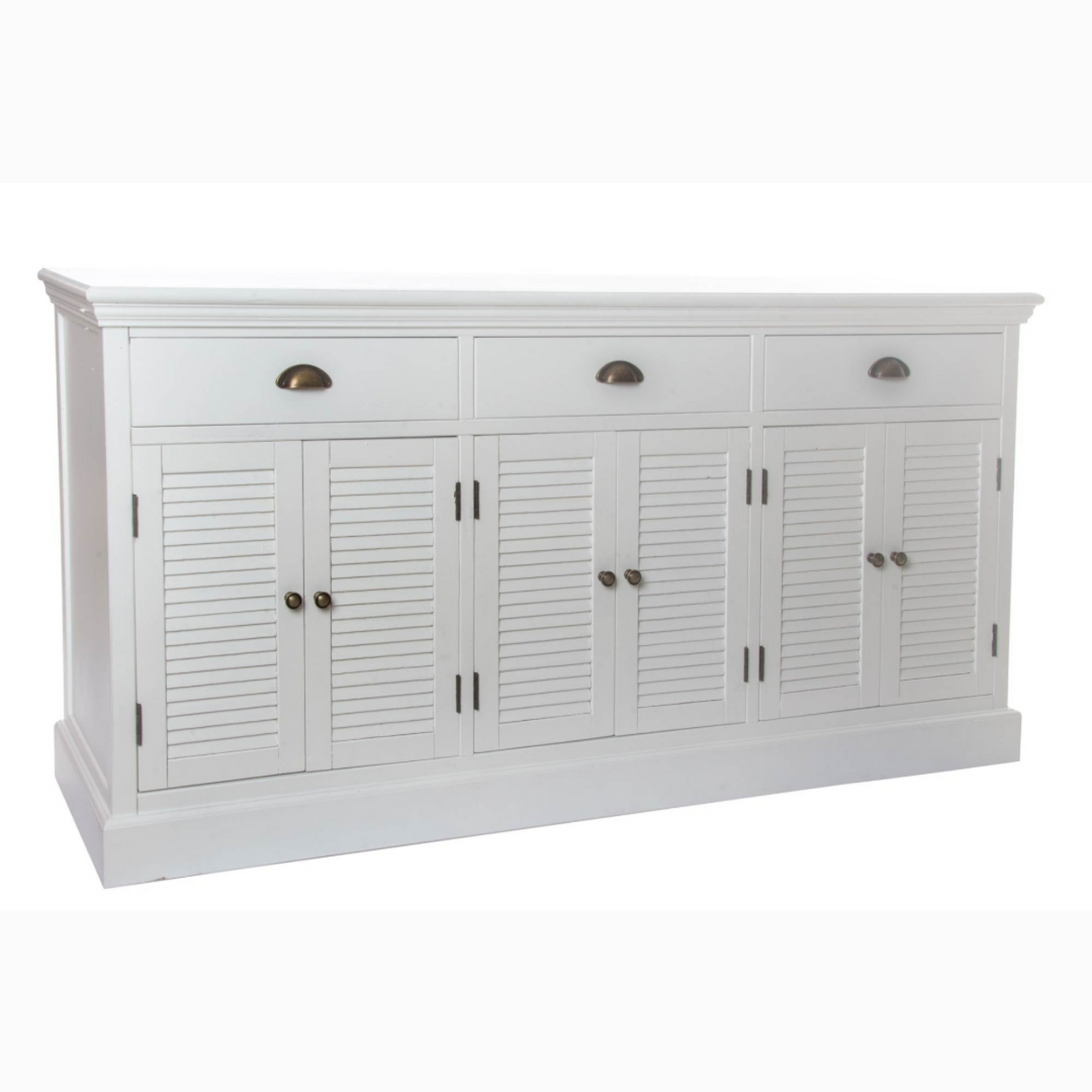 Buffet paulownia 160*41*83cm blanco