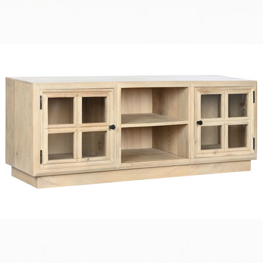 Mueble TV mango cristal 135*35*52cm natural