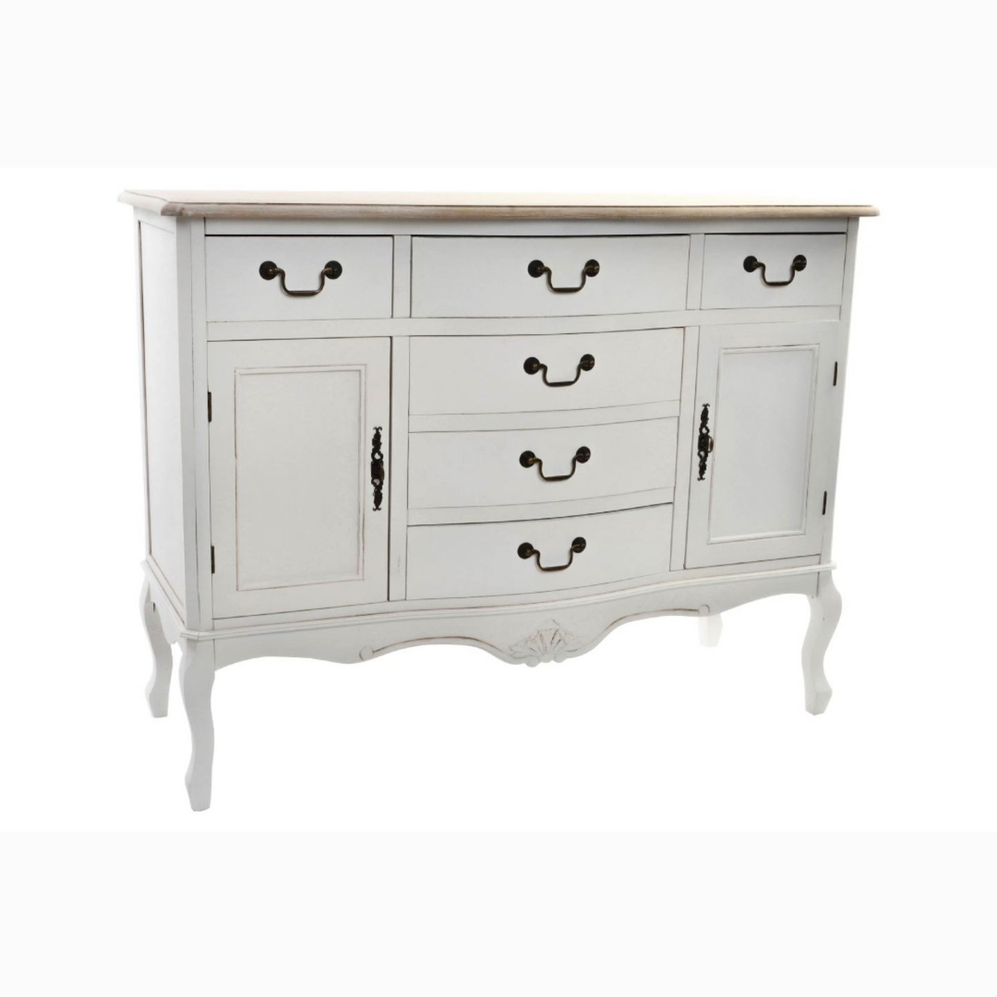 Buffet abeto 118*45*90cm natural blanco