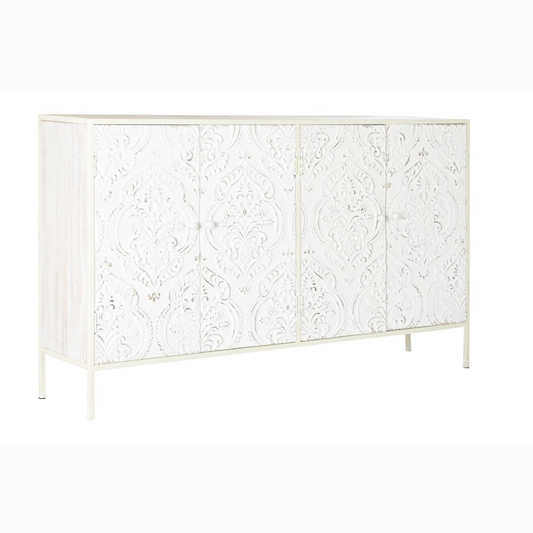 Buffet abeto mdf 156*35*93cm blanco