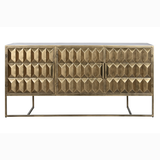 Buffet metal 159*41*80cm dorado