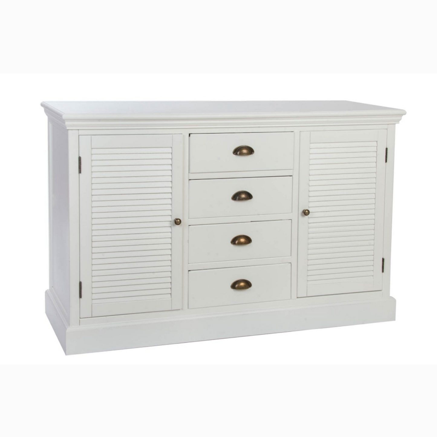 Buffet paulownia 126*41*82cm blanco