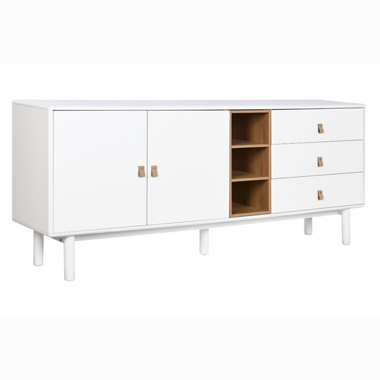 Buffet madera dm pu 180*40*75cm blanco