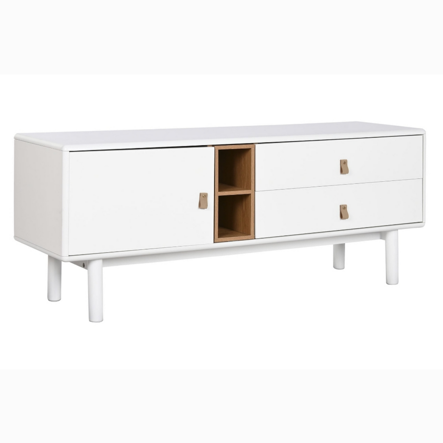 Mueble TV mdf pu 140*40*55cm blanco