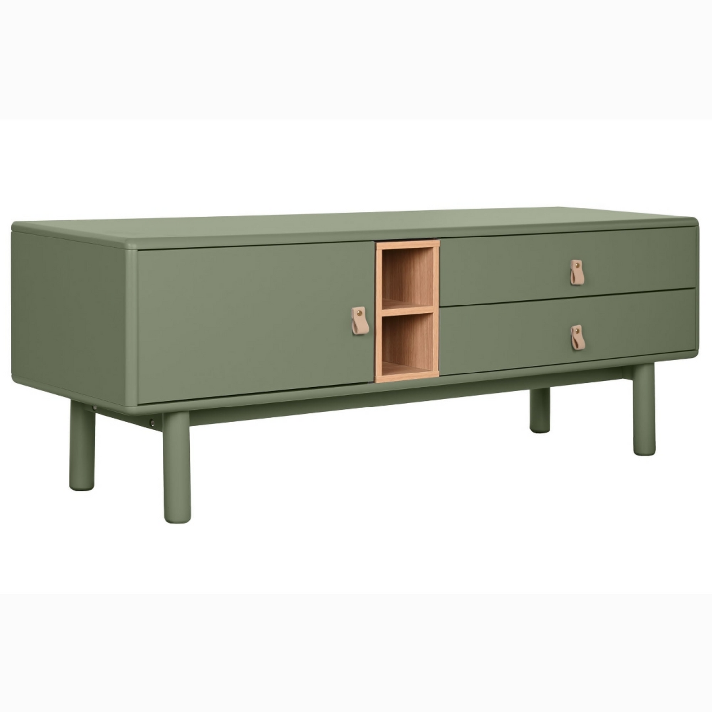 Mueble TV mdf pu 140*40*55cm verde