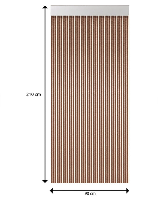 Cortina exterior para puertas PVC 90x210cm antimoscas