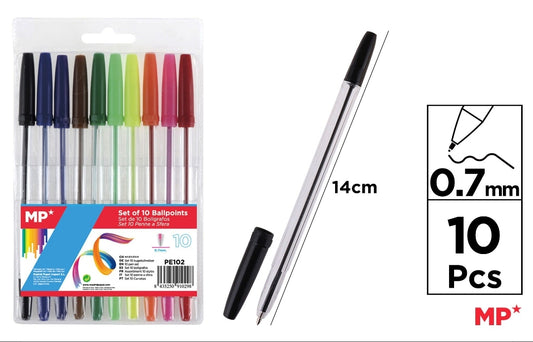 BOLIGRAFO DE 10 COLORES 0.7MM