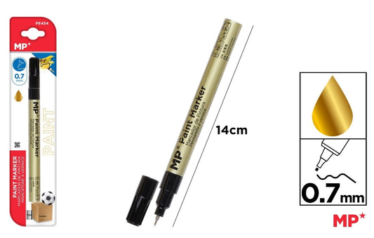 Marcador de pintura oro punta fina 0.7mm ( + colores )