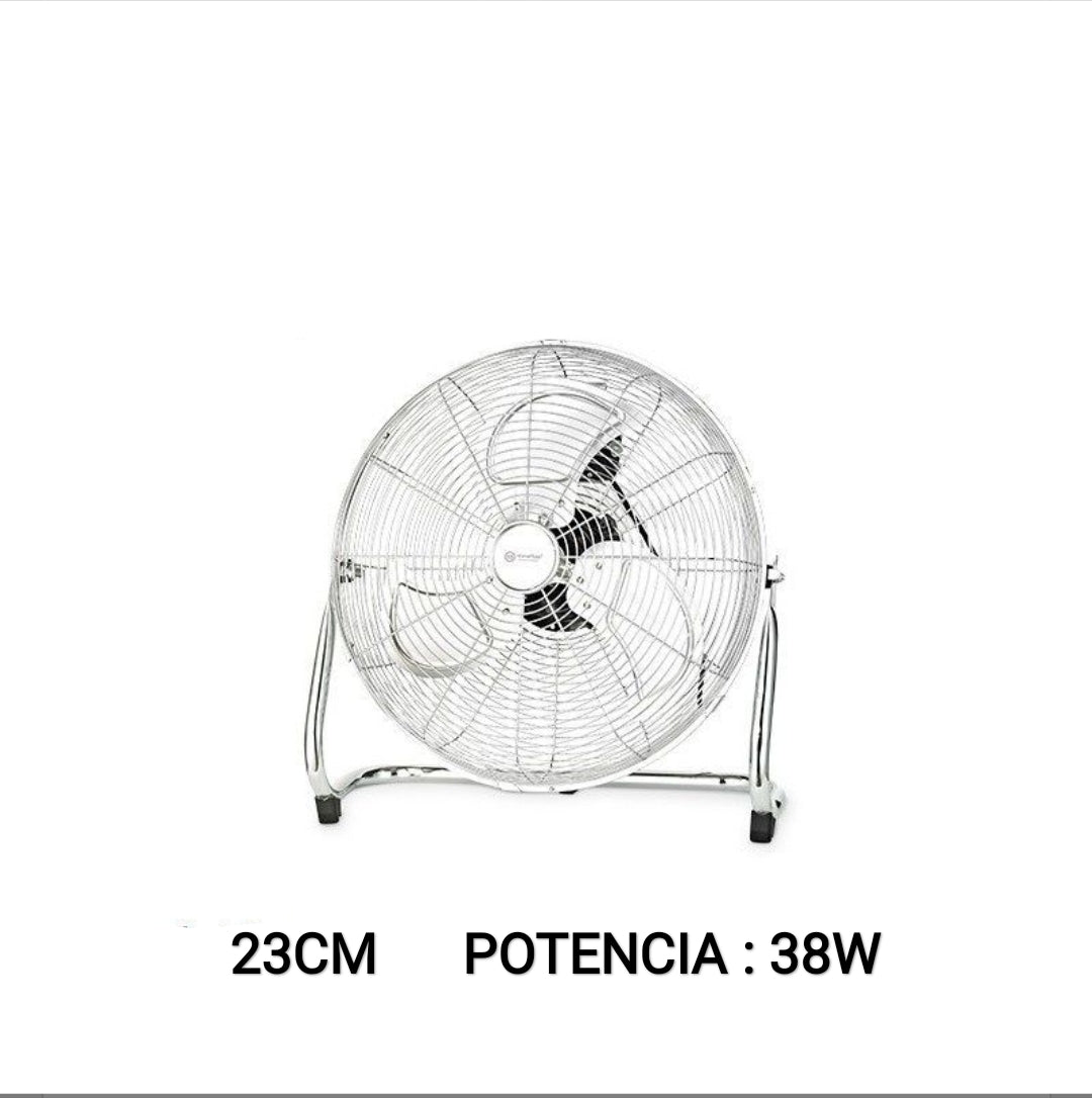 POTENZA VENTOLA MATALLIC DA 23 CM: 38 W AD ALTA VELOCITÀ