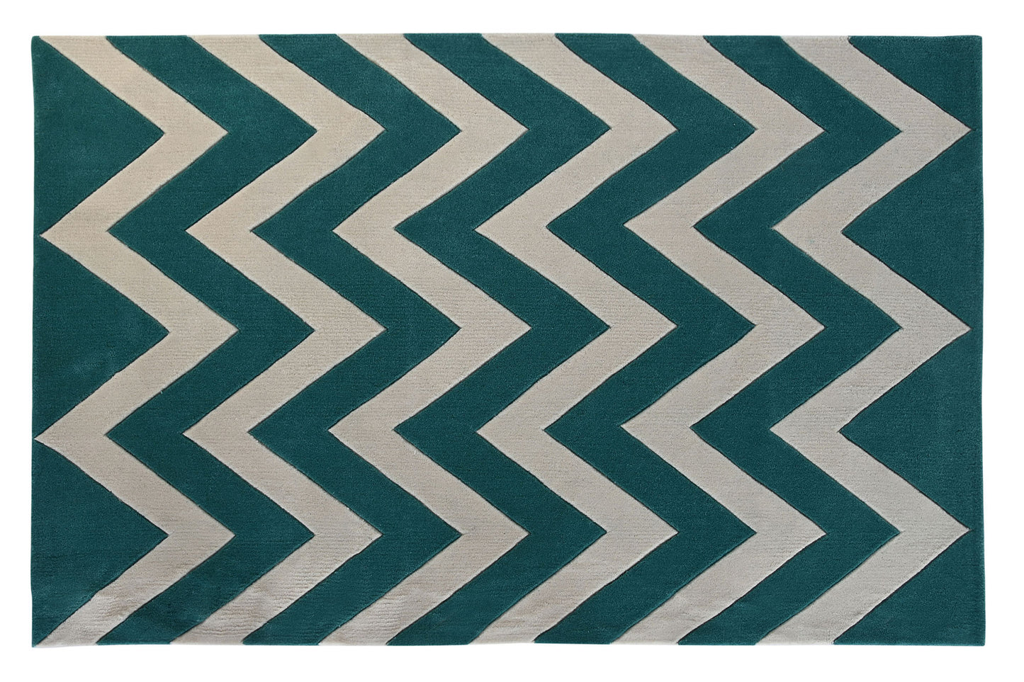 Alfombra poliester 120*180*2cm 1800gsm zigzag