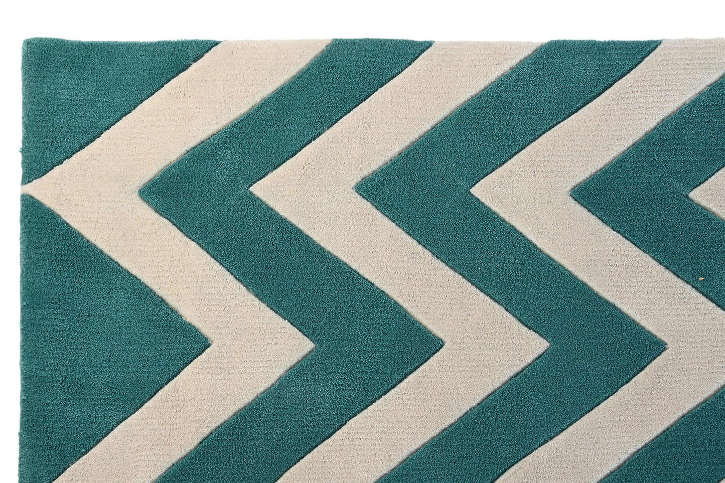 Alfombra poliester 160*230*2cm 1800gsm zigzag