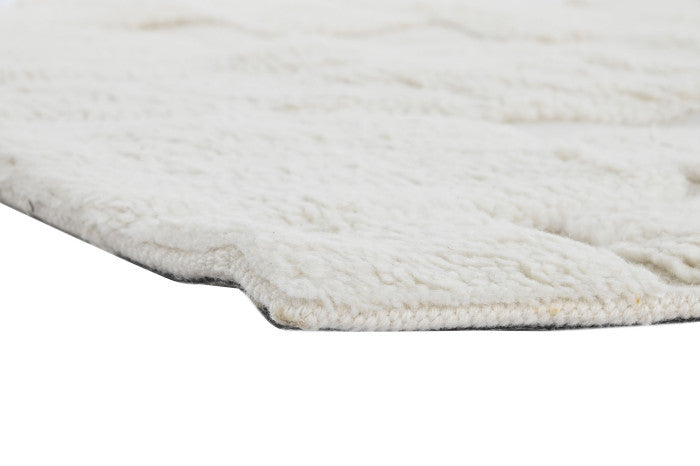 Alfombra lana algodón 300x200x1 2800 gsm relieve