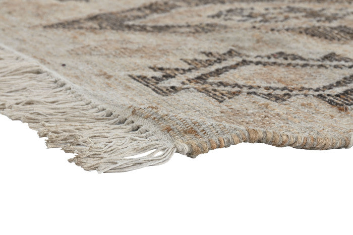 Alfombra yute algodón 300x200 1400 gsm kilim