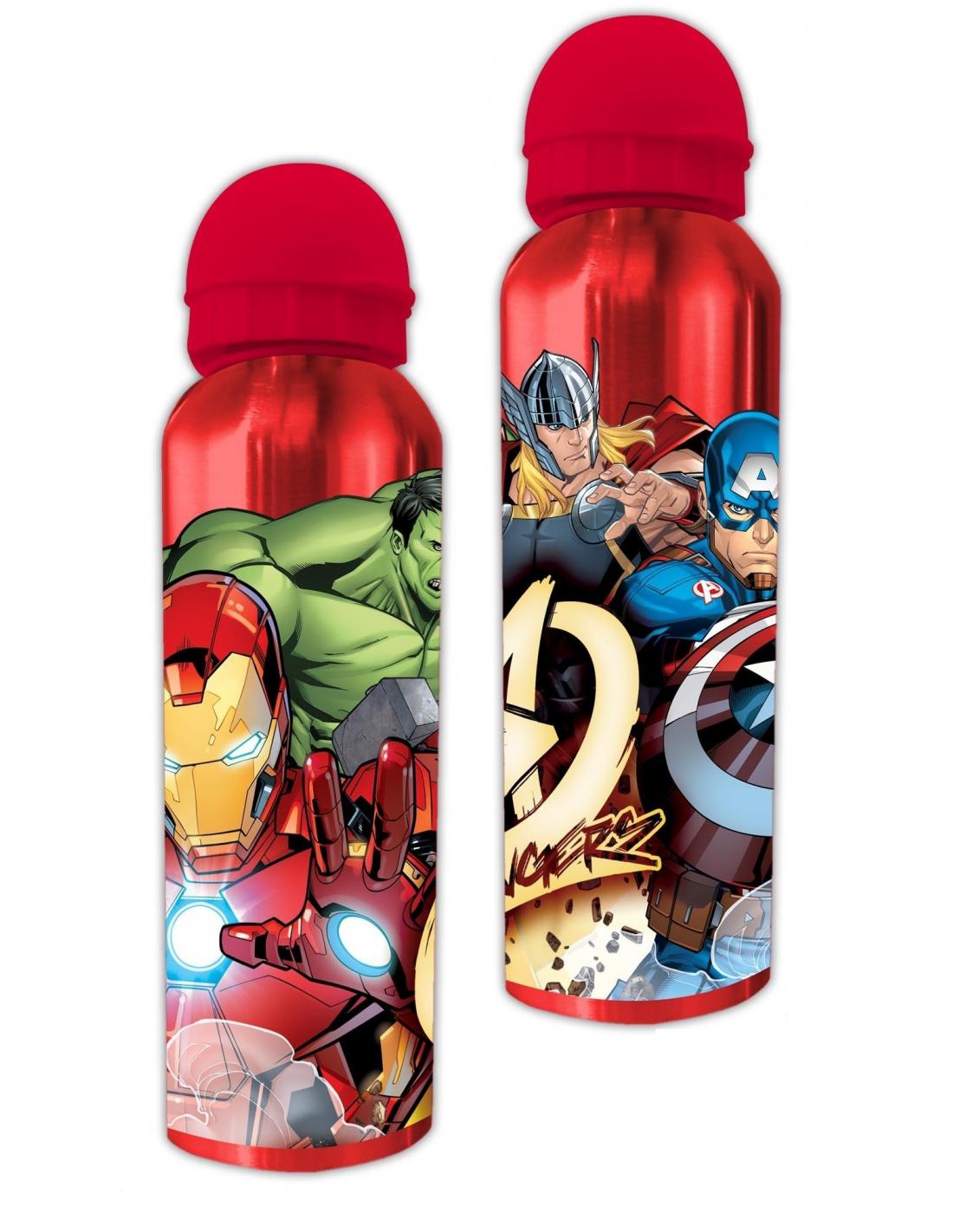 Botella aluminio 500ml Avengers