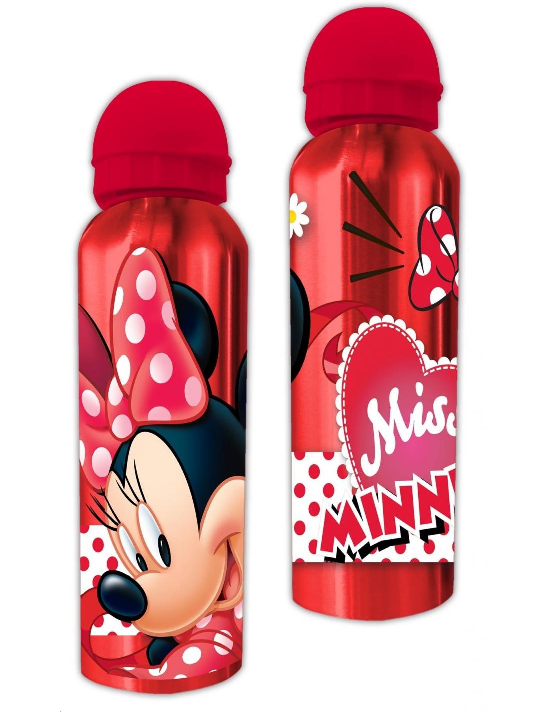 Botella aluminio 500ml Minnie