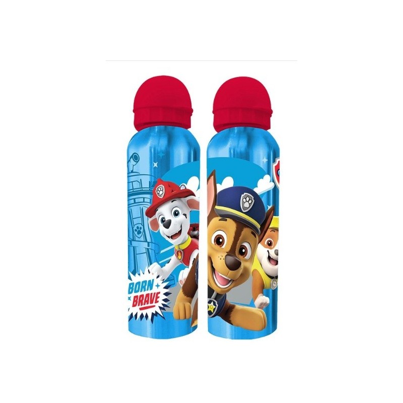 Botella aluminio 500ml Paw patrol