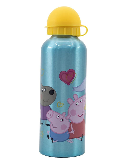 Botella aluminio 500ml Peppa pig