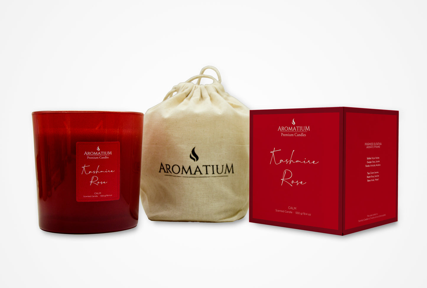 Vela XL Aromatium Premium Candle Kashmire Rose