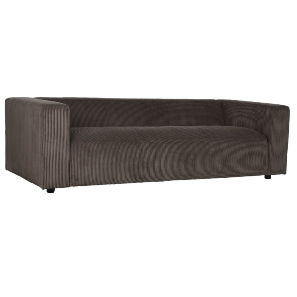 Sofá Poliéster 224x95,5x66,5 Marrón