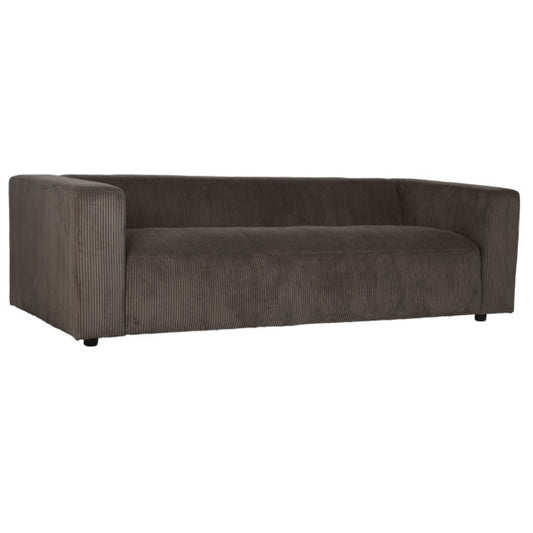 Sofá Poliéster 224x95,5x66,5 Marrón