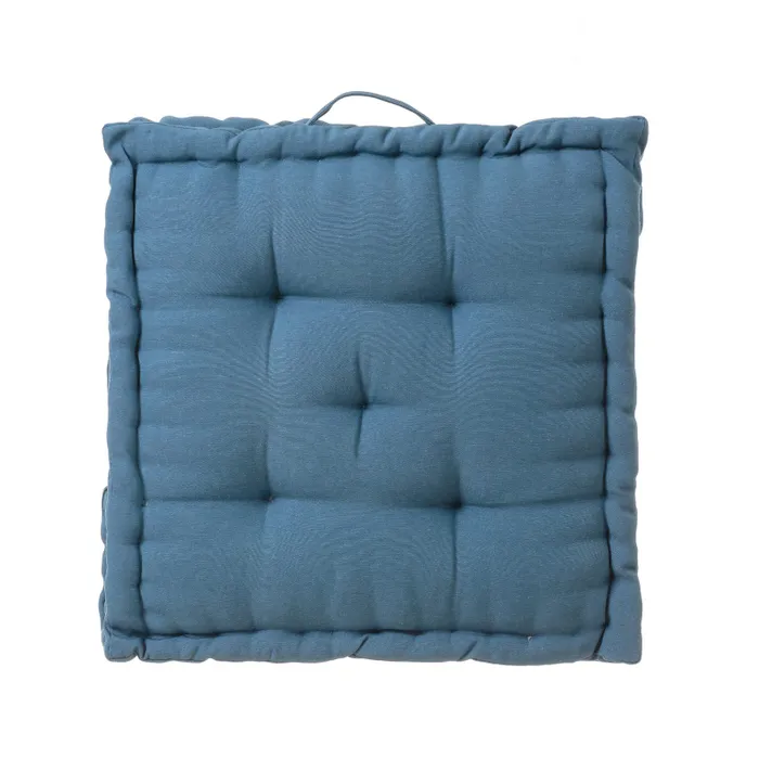 CUSCINO DA PAVIMENTO BLU LOVING COLORS 45 X 10 X 45 CM