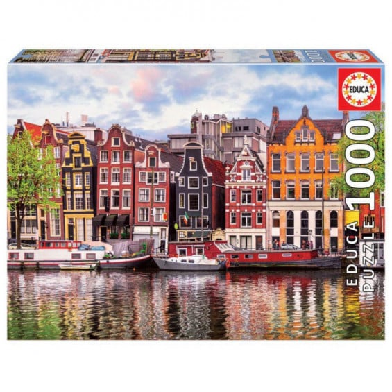 Puzzle Casas Danzantes Ámsterdam 1000pzs