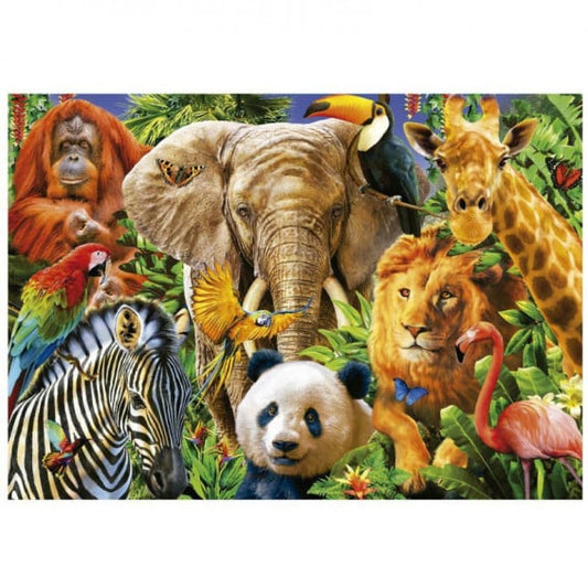 Puzzle Collage de Animales Salvajes 500pzs